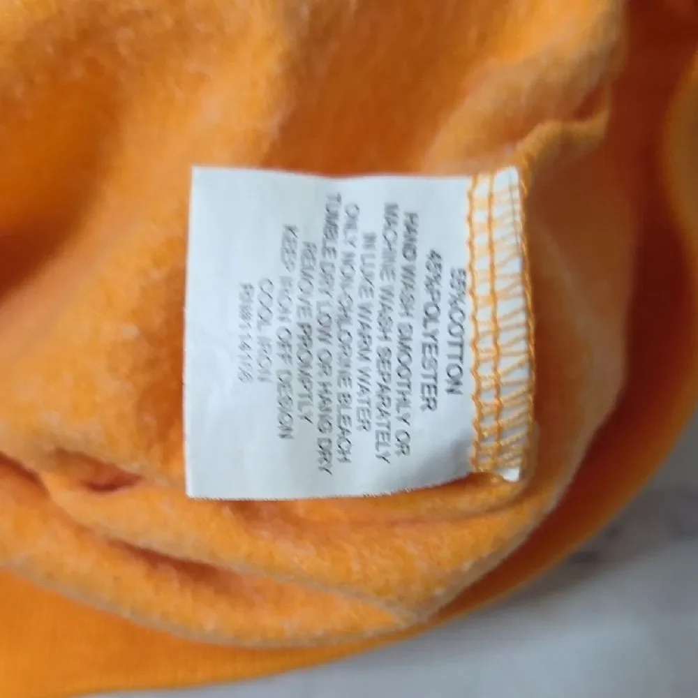 Colosseum Orange Off-the-Shoulder TN Volunteers Sweatshirt